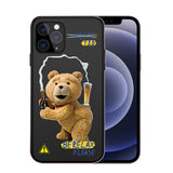 Teddy Bear  Cartoon Phone Case for iPhone 14 13 12 11 Pro MAX X XS Max XR Mini SE2022 6S 7 8 Plus