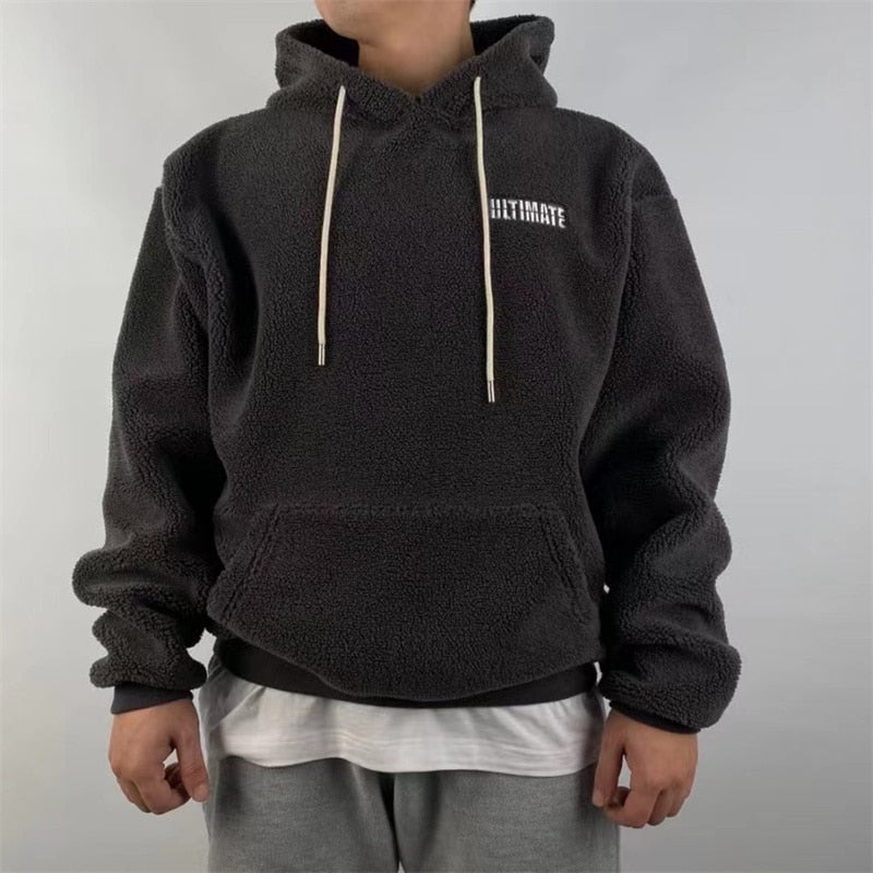 Casual Hoodie men Sweatshirt Fitness Workout Sports Fashion Hooded