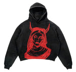 2024 Men Print Graphic Hoodies Streetwear