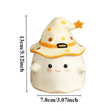 Cute Little Ghost Mug with Lid Halloween Gift Ceramic