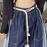 Cool and Chic Casual Wide Leg Jeans Trousers Street