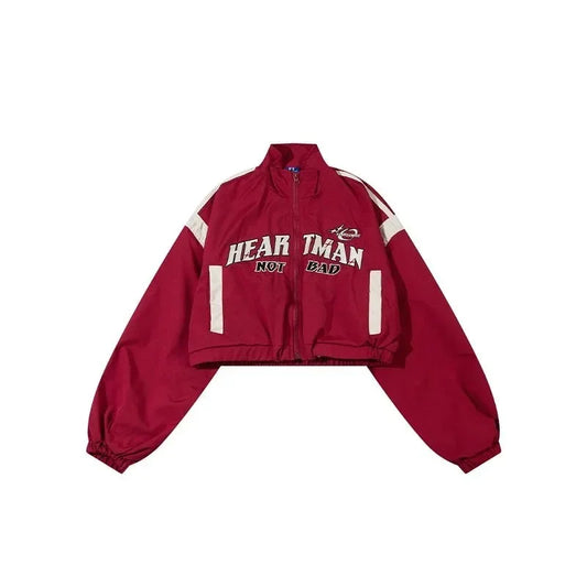 American Gothic Retro Women's Street Baseball Jacket Autumn Winter