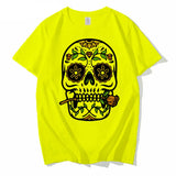 Retro Skull Rose Men’s T-Shirt Vintage Print