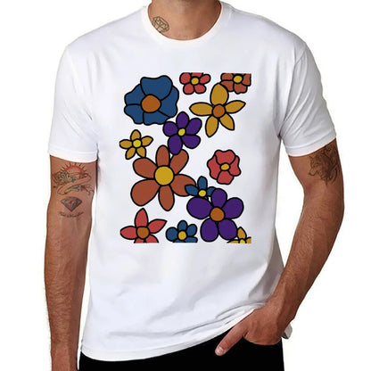 Flower Doodle Graphic Aesthetic T-Shirt