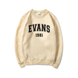 Chris Evans 1981 Graphic Long Sleeve Pullovers for Women