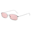 Retro Metal Frame Sunglasses Colorful Lens
