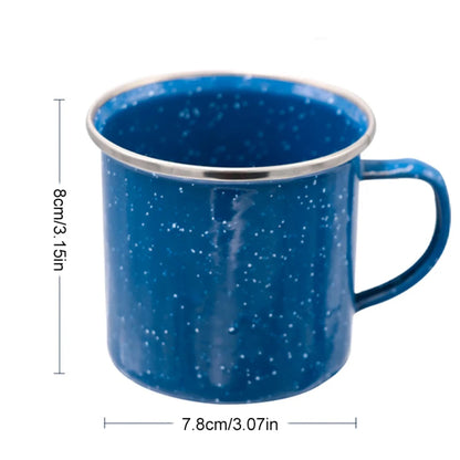 Enamel Starry Sky Camping Coffee Cup Mugs - 380ML