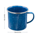 Enamel Starry Sky Camping Coffee Cup Mugs - 380ML