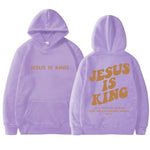 Jesus Is King Hoodie Women's Harajuku Streetwear