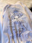 Hoodies Frauen Japanischer Harajuku Niedlicher Cartoon