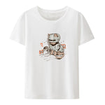 Women's Lowcost Interesting Print T-shirt Tops Casual