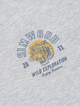 Übergroße T-Shirts für Herren, Tiger-Print, Übergröße, Baumwoll-Tops, bequeme T-Shirts