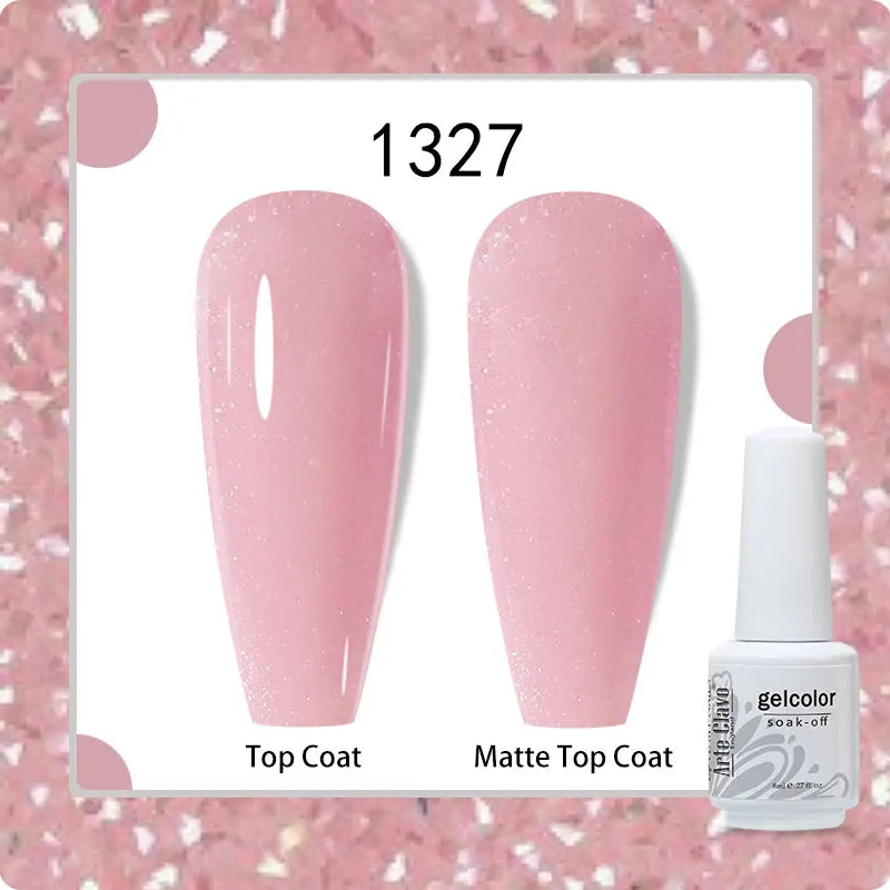 8ml Pure Color Gel Nail Polish Nail Art Manicure Semi Permanent