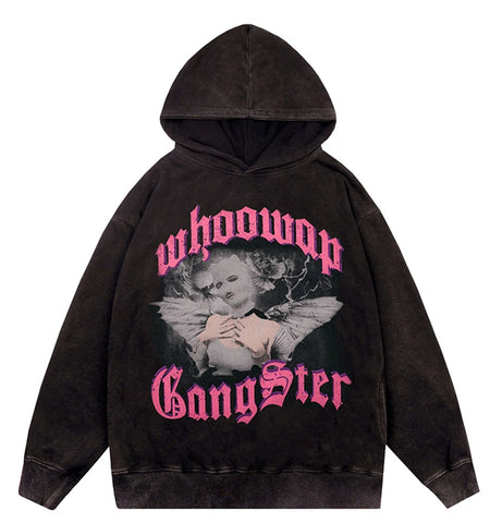 Gangsta Mask Women Graphic Print Hoodie