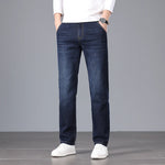 Men's Thick Denim Jeans Straight Fashion Pants