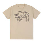 Henri Matisse Vintage T-shirt The Dance Dogs Funny Graphic Cotton Tops