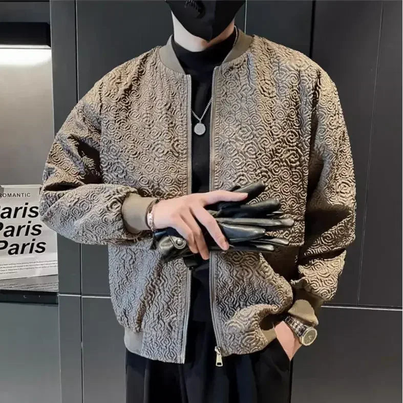 Harajuku Joker Zip Jacket for Men Trendy Korean Style Fast Ship