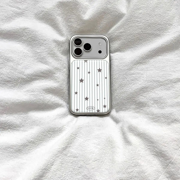 Star Stripe iPhone Case Cute Y2K Resin 12 13 14 15 16 Pro Max