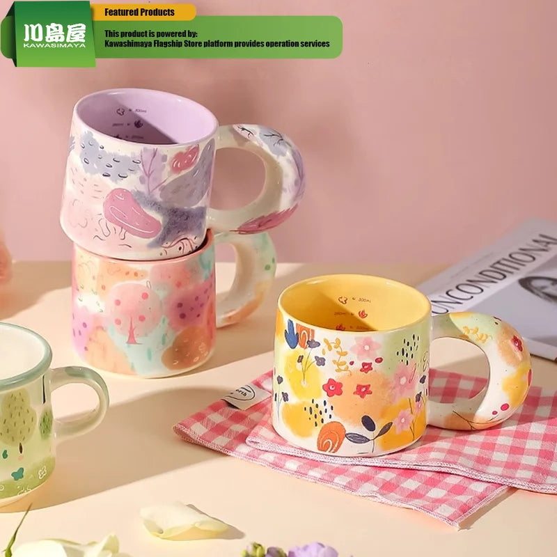 Mug High-Value Ceramic Mugs Niche Design Girls Office
