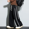 Mens Baggy Cotton Joggers Korean Streetwear Loose Casual Pants