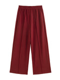 Versatile Casual Wide Leg Pants For Women High-waisted Loose Fit