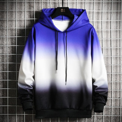 New Mens Casual Hoodies High Street Harajuku Hooded Sweatshirts Fashion - xinnzy