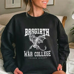 Retro Basgiath War College Sweatshirt Fourth Wing Dragon Rider Unisex