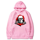 Autumn and Winter Fashion Skull Print Pullover Sweater