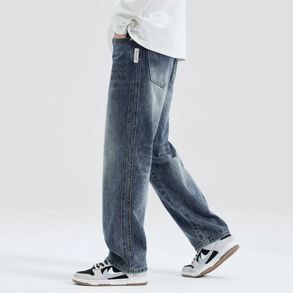 Wide Leg Trendy Denim Jeans Street Wear Summer Autumn
