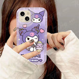 Sanrio Hello Kitty Pochacco Silicone Phone Case for iPhone Clear Back Cover