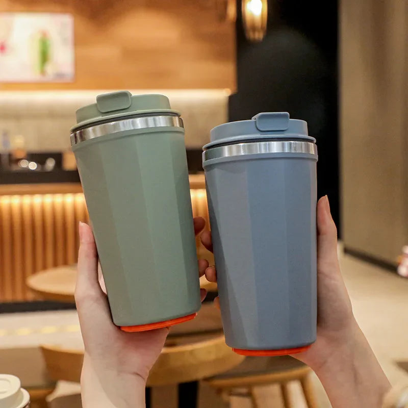 Stainless Steel Coffee Cup Double Layer Vacuum Insulation Cup Office Mug Outdoor