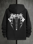 Men's Wing Print High Street Hoodie