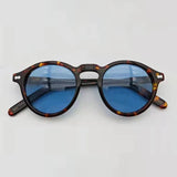 Vintage Round Acetate Sunglasses