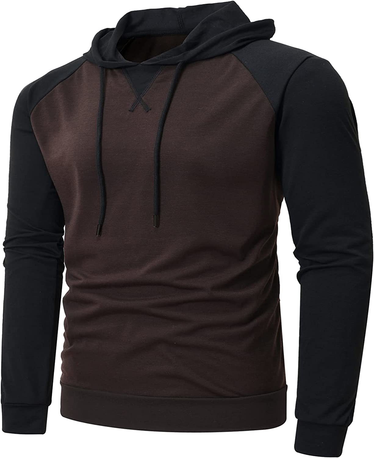 Herren-Kapuzenpullover, langärmelig, solide, leicht, lässig