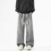 Mens Retro Wide Leg Jeans Y2K Style Loose Denim Pants Oversized