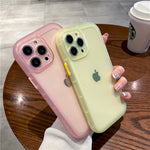 Silicone Bumper Clear Phone Case For iPhone 13 12 11 14 Pro Max XR X XS 7 8 Plus C