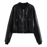 Women's Leather Jacket Stay Stylish and Warm in the Winter