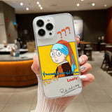 Ricks and Morties Handyhülle für iPhone Plus, weiche, transparente Silikonhülle