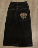 Lockere Jeans Mode Harajuku Hip Hop Gothic Weite Hosen