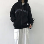 Hoodie Jacket Coat Sport Pockets Long Sleeve Oversize Streetwear Warm