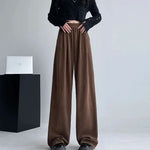 Corduroy Wide Leg Yamamoto Pants