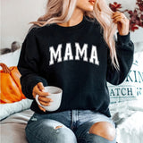 Stylish Mama Varsity Sweatshirt Super Mom Shirt for Mother's Day and Beyond