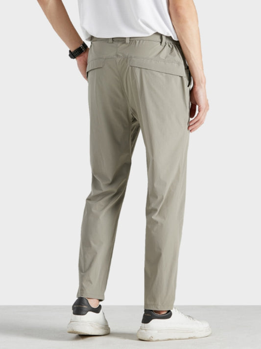 New Men's Summer Casual Cargo Pants with Multiple Pockets