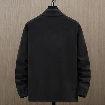 Jacket Men Winter Thcik Warm Fleece Jacket Coat