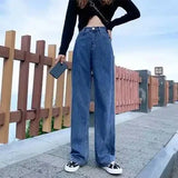 2024 women's denim women's miscellaneous straight pants