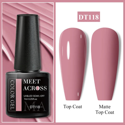 7ml Super Top Coat Gel Nail Base Gel Matte Top Coat Semi-Permanent