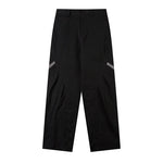 Streetwear High Waist Trousers Black Hip Hop Pants