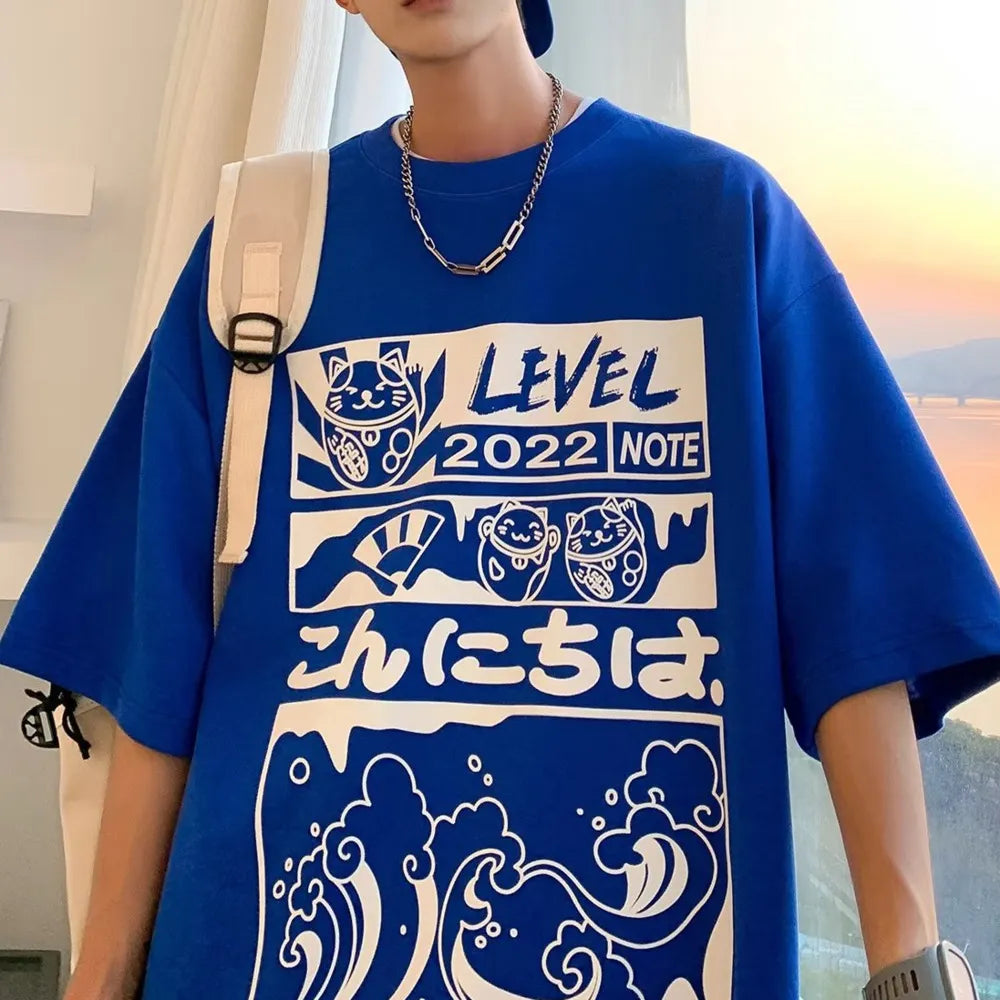 T-shirt Anime Y2k Tops Streetwear Harajuku