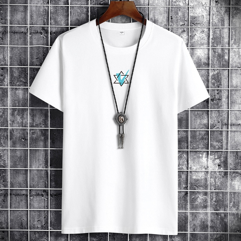 Men's Short Sleeve  Cotton Fashion Male Casual Tops Oversized Man T Shirt - xinnzy