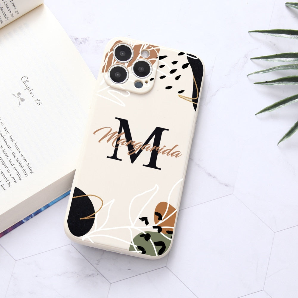 Flower Phone Case For iPhone Personalized Soft Cover